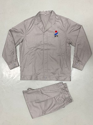 長(zhǎng)袖耐磨耐臟透氣吸汗工作服套裝定制可繡logo工裝定制 派登服飾