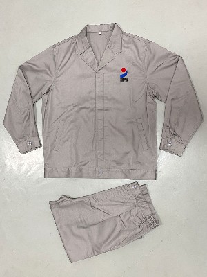 長(zhǎng)袖耐磨耐臟透氣吸汗工作服套裝定制可繡logo工裝定制 派登服飾